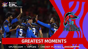 Antigua And Barbuda Falcons' BEST Moments From CPL 2025!