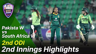 2nd Innings Highlights | Pakistan Women vs South Africa Women | 2nd ODI, 2025 | PCB | M201U background