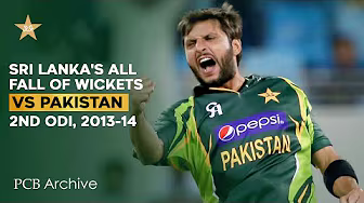 PCB Archive - Sri Lanka's All Fall of Wickets | PAK vs SL 2nd ODI 2013-14 | M9B2A