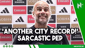 CAN’T BELIEVE it, another RECORD! Pep’s SARCASTIC response to stats | Arsenal 1-1 Man City