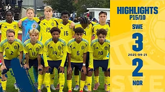 Highlights P15/10 Sverige-Norge 3-2