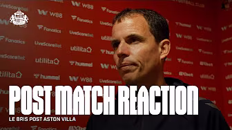 "We managed small details well" | Le Bris Post Aston Villa | Post Match Reaction background