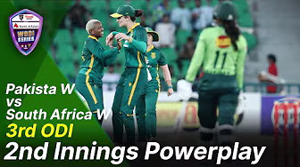 2nd Innings Powerplay | Pakistan Women vs South Africa Women | 3rd ODI, 2025 | PCB | M201U background