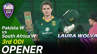 Opener | Pakistan Women vs South Africa Women | 3rd ODI, 2025 | PCB | M201U