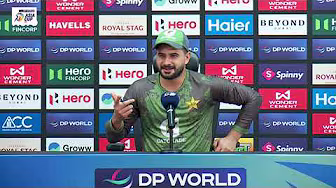 Pakistan batter Sahibzada Farhan's pre-match press conference | ACC Men's T20I Asia Cup 2025 background
