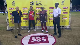 The Sky365 Coin Toss is here for Guyana Amazon Warriors and Trinbago Knight Riders! | CPL 2025 Final