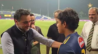 Pakistan team & PCB officials offer condolences to Dunith Wellalage on his father's passing