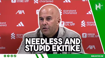 Arne Slot FURIOUS after Hugo Ekitike RED CARD | Liverpool 2-1 Southampton background