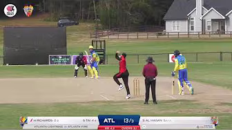 MiLC T20 Highlights: Atlanta Fire vs Atlanta Lightning | Round 5 background