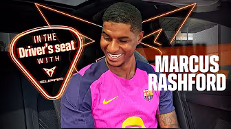 Can he park as well as he scores? | In the Driver’s seat with CUPRA & MARCUS RASHFORD | FC Barcelona backdrop