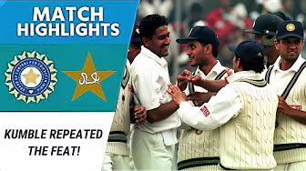 Kumble Repeated The Feat! At Arun Jaitley Stadium | India's Historic Win By 212 Runs