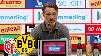 "So muss man das Spiel zu Ende spielen" | PK mit Kovac & Henriksen | FSV Mainz 05 - BVB 0:2 background