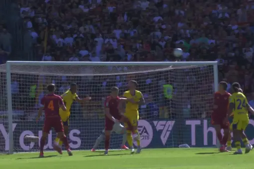 [Goal] Lion-like header! Dovbyk meets Celik's cross with a header to score