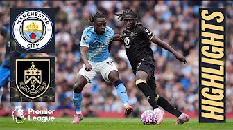 Late Haaland & Nunes Goals Put City Out Of Clarets' Reach | HIGHLIGHTS | Man City 5-1 Burnley backdrop