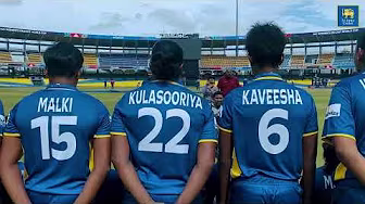 Sri Lanka Women’s Team BTS from their official #CWC25 Team Photoshoot ✨ background