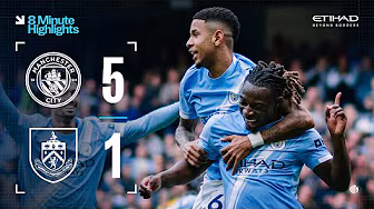 EXTENDED HIGHLIGHTS | Man City 5 - 1 Burnley | City score FIVE at the Etihad!