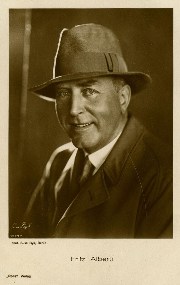 actor Fritz Alberti large photo