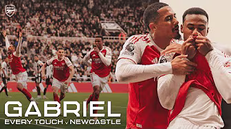 EVERY TOUCH | Gabriel puts in colossus performance 💪 | Newcastle United vs Arsenal (1-2)
