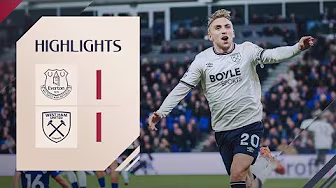 Bowen Secures Point For Hammers! | Everton 1-1 West Ham | Premier League Highlights