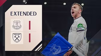 Bowen Ensures Point on Nuno Debut | Everton 1-1 West Ham | Premier League Extended Highlights