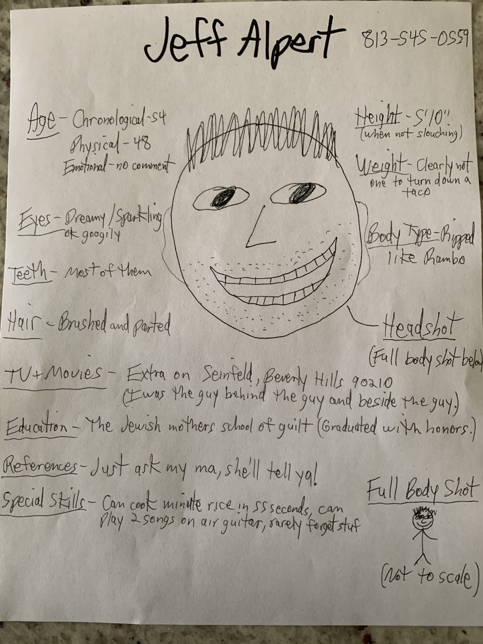 actor Jeff Alpert large photo