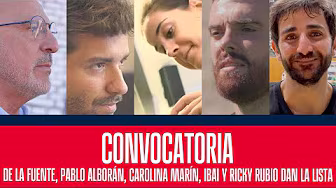 De la Fuente, Ibai, Ricky Rubio, Carolina Marín y Pablo Alborán dan la lista de España | 🔴 SEFUTBOL