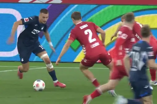 [Highlights] Facing former club! Lemperle receives ball on left, makes consecutive adjustments before shot blocked