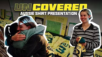 Uncovered: Australia's World Cup shirt presentation backdrop