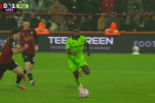 [Goal] Taking the initiative away from home! Chukwueze's brilliant through ball, Sessegnon scores with a poke to break the deadlock