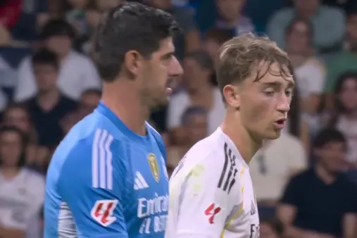 [Highlights] Keeping a clean sheet! Oluwaseyi's one-on-one in the box saved by Courtois