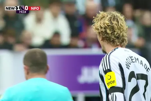 [Highlights] Newcastle corner delivered, Joelinton's half-volley hits the crossbar