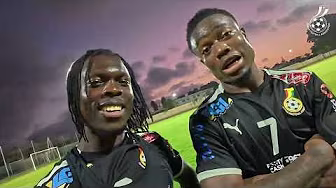 ALIDU SEIDU'S INTEREVIEW WITH FATAW ISSAHAKU ON HOW IT FEELS TO BE BACK TO THE NATIONAL TEAM backdrop