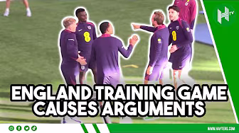 Rice & Saka ON TOP form as England training games cause ARGUMENTS