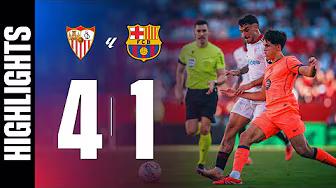 SEVILLA 4 vs 1 FC BARCELONA | LALIGA 2025/26 MD08 🔵🔴