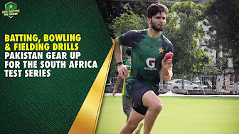 Batting, Bowling & Fielding Drills | Pakistan Gear Up For the South Africa Test Series | PCB | MA2K
