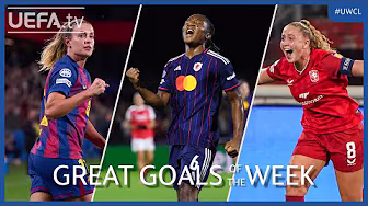 Amazing Women's Champions League Strikes! | #UWCL Matchday 1 | Putellas, Dumornay, Van Ginkel