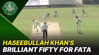 Haseebullah Khan’s Brilliant Fifty for FATA | FATA vs Multan | Day 3 | QAT 2025-26 | PCB | M2P1S background
