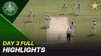 Full Highlights | Peshawar vs Sialkot | Day 3 | QAT 2025-26 | PCB | M2P1S background