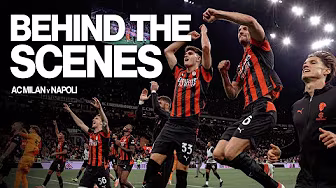 Milan-Napoli | Behind the scenes background