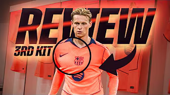 ✨✨ FRENKIE DE JONG REVIEWS FC BARCELONA's 25/26 3RD KIT 👀🔵🔴x NIKE background