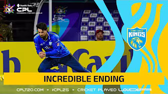 Tim David Calls GAME in Incredible Finish! | CPL 2025