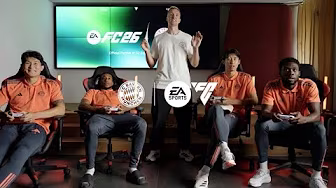 Olise & Kim 🆚 Davies & Ito in a heated battle of #fc26 🎮