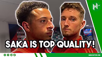 Saka SO TALENTED! | Wales duo Ampadu and Brooks react to Arsenal star’s wonder goal