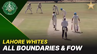 Lahore Whites All Boundaries & FOW | Lahore Whites vs Abbottabad | Day 2 | QeAT 2025-26 | PCB |M2P1S