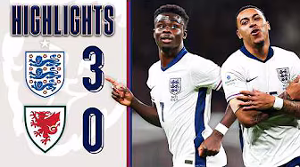 Saka's Stunner Lights Up Wembley | England 3-0 Wales | Alzheimer's Society International Highlights