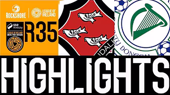 SSE Airtricity Men's First Division | Round 35 | Dundalk 3-0 Finn Harps | Highlights background