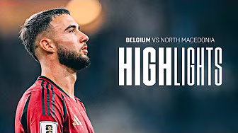 Belgium 0-0 North Macedonia | No winner in Ghent | #REDDEVILS background