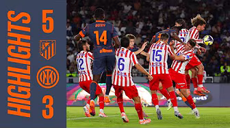 BISSECK DI TESTA: LA NOSTRA SFIDA IN LIBIA 🫡 | ATLÉTICO MADRID 5-3 INTER | HL AMICHEVOLE 2025/26 ⚽⚫🔵