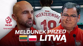 DZIEŃ MECZOWY. Meldunek na wyjeździe przed meczem z Litwą 🇱🇹 background