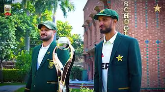 Pakistan vs South Africa Test series 2025 trophy unveiled at National Cricket Academy, Lahore